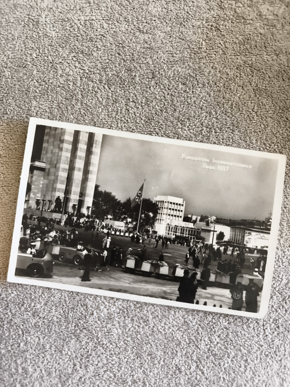 CPA Exposition Internationale Paris 1937 carte postale photo noir et blanc