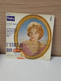 Vinyle 45 tours rétro Lucienne Delyle disque ancien chanson française collection