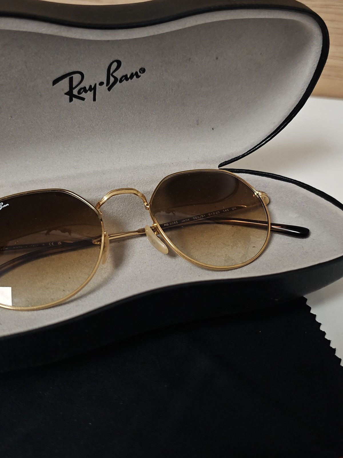 Lunettes de soleil Ray-Ban RB3565 homme/femme, monture classique, occasion