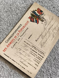 Carte militaire armées République carte franchise drapeau WW1 philatélie