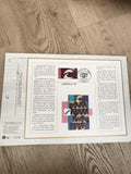 Feuillet philatélique ARPHILA 75 Paris timbre œil 1975 CEF
