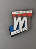 Pin's rétro ancien Miramas, badge collection vintage France, objet publicitaire