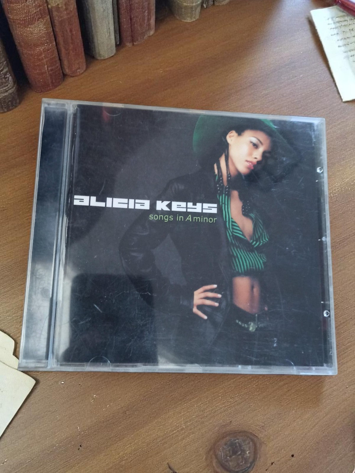 CD Alicia Keys Songs in A Minor vintage, album R&B original, boîtier cristal