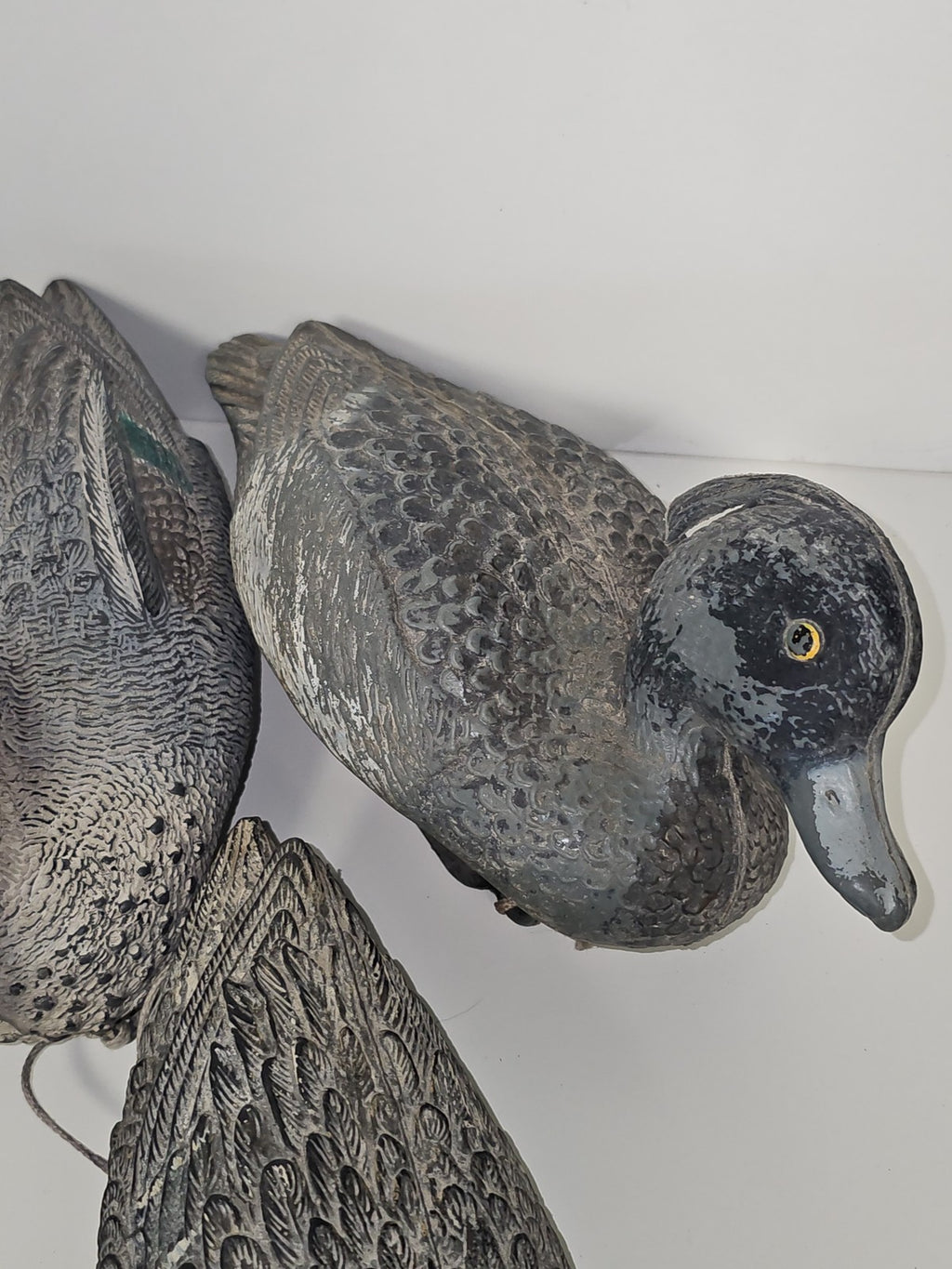 Lot statues canards décoratifs signées Alzavola Moretta animaux déco maison