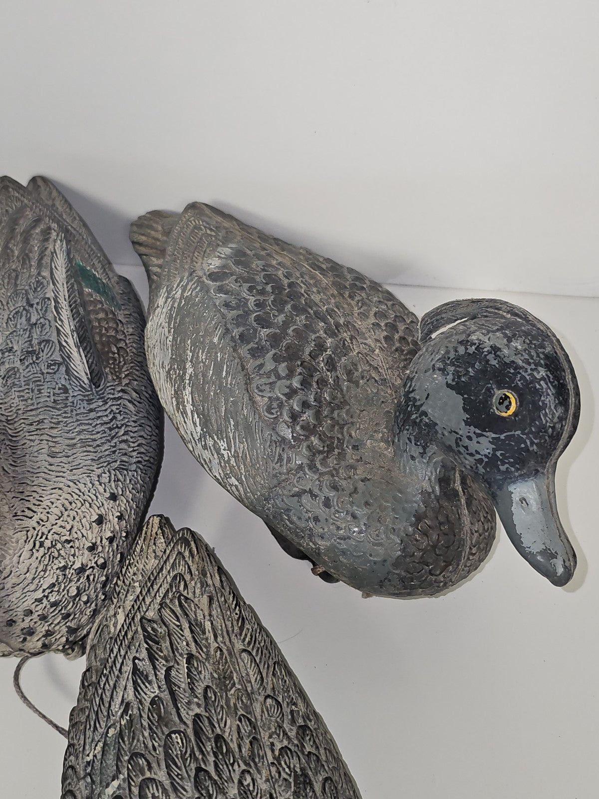 Lot statues canards décoratifs signées Alzavola Moretta animaux déco maison