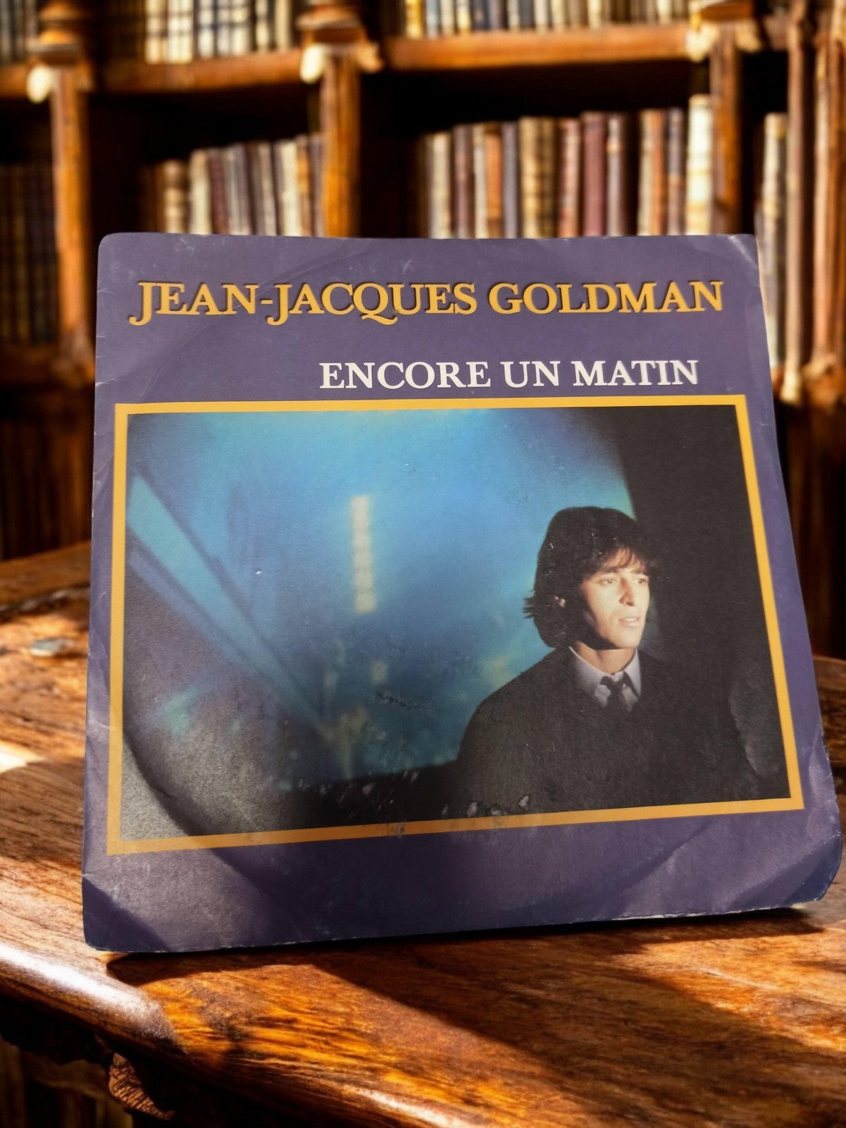 Vintage 45 rpm Jean-Jacques Goldman Encore un matin old retro vinyl record
