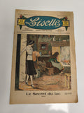 Ancien journal Lisette 1933 illustré, 16 pages, Le Secret du lac, vintage presse