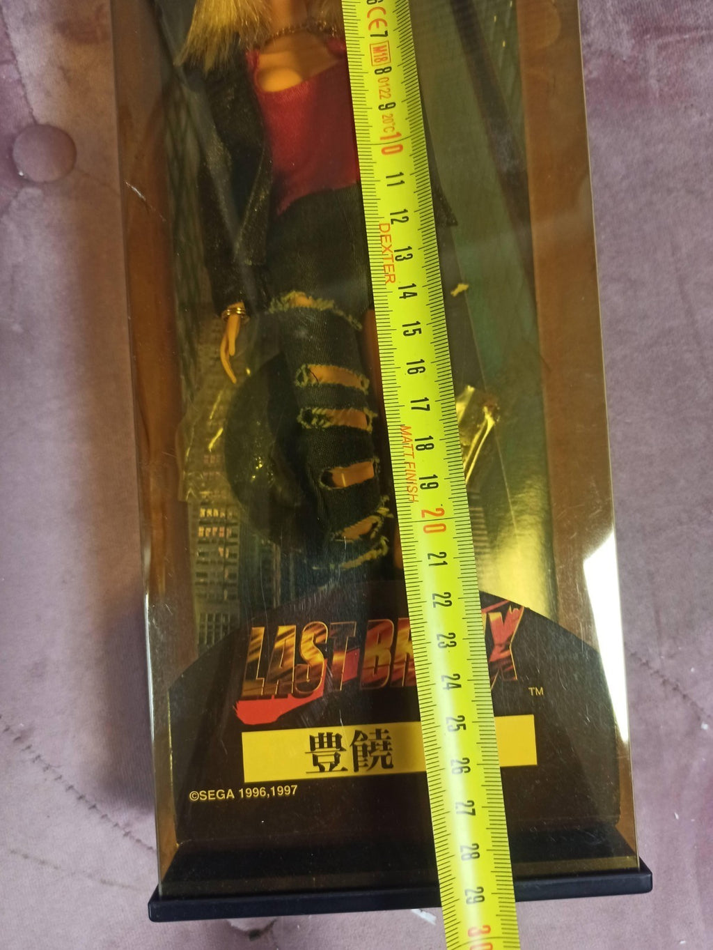 Figurine Last Bronx SEGA personnage féminin blonde boîte 1996-1997 Japon