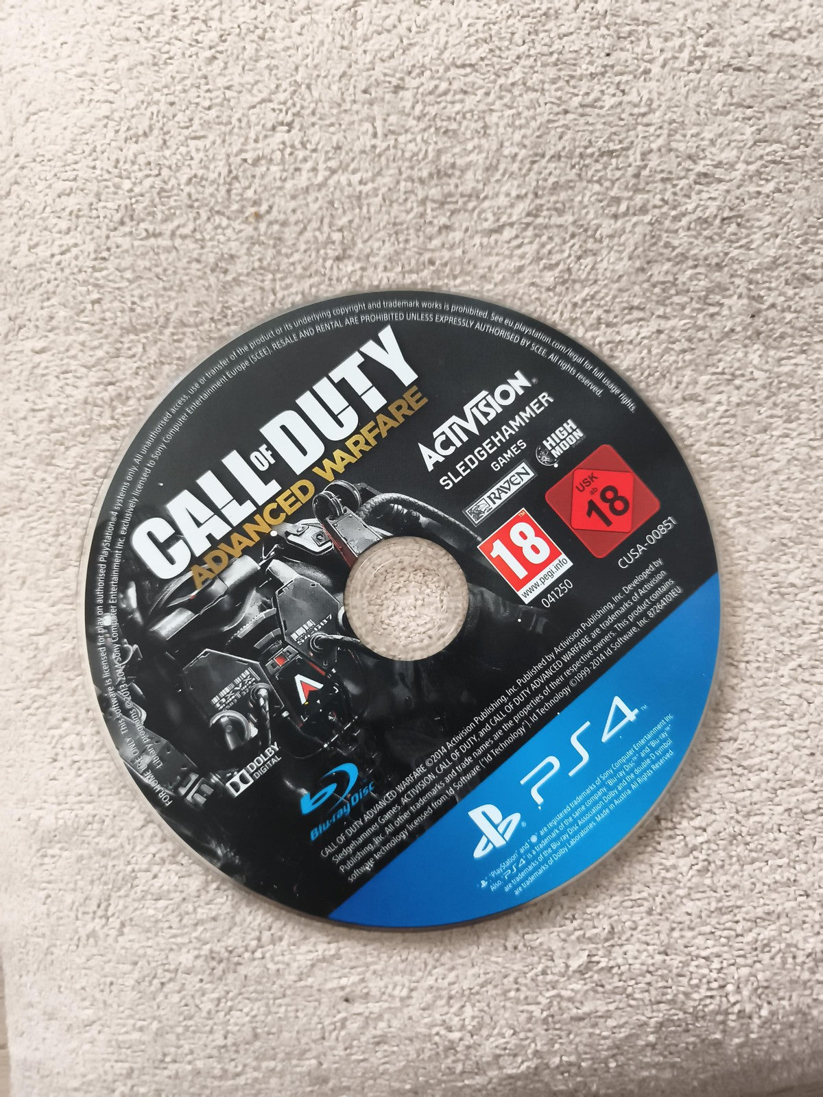 Jeu PS4 Call of Duty Advanced Warfare disque seul PlayStation 4
