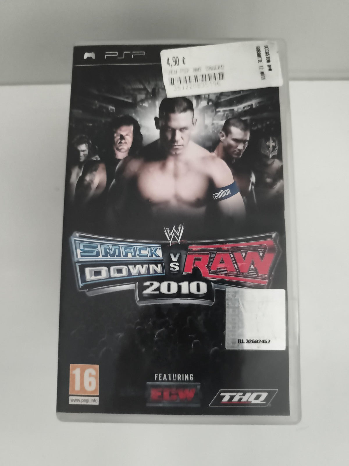 Jeu PSP WWE SmackDown vs Raw 2010 PlayStation THQ catch