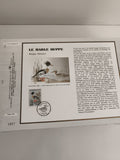 Feuillet philatélique CEF Le Harle Huppé Mergus Serrator timbre 500F France