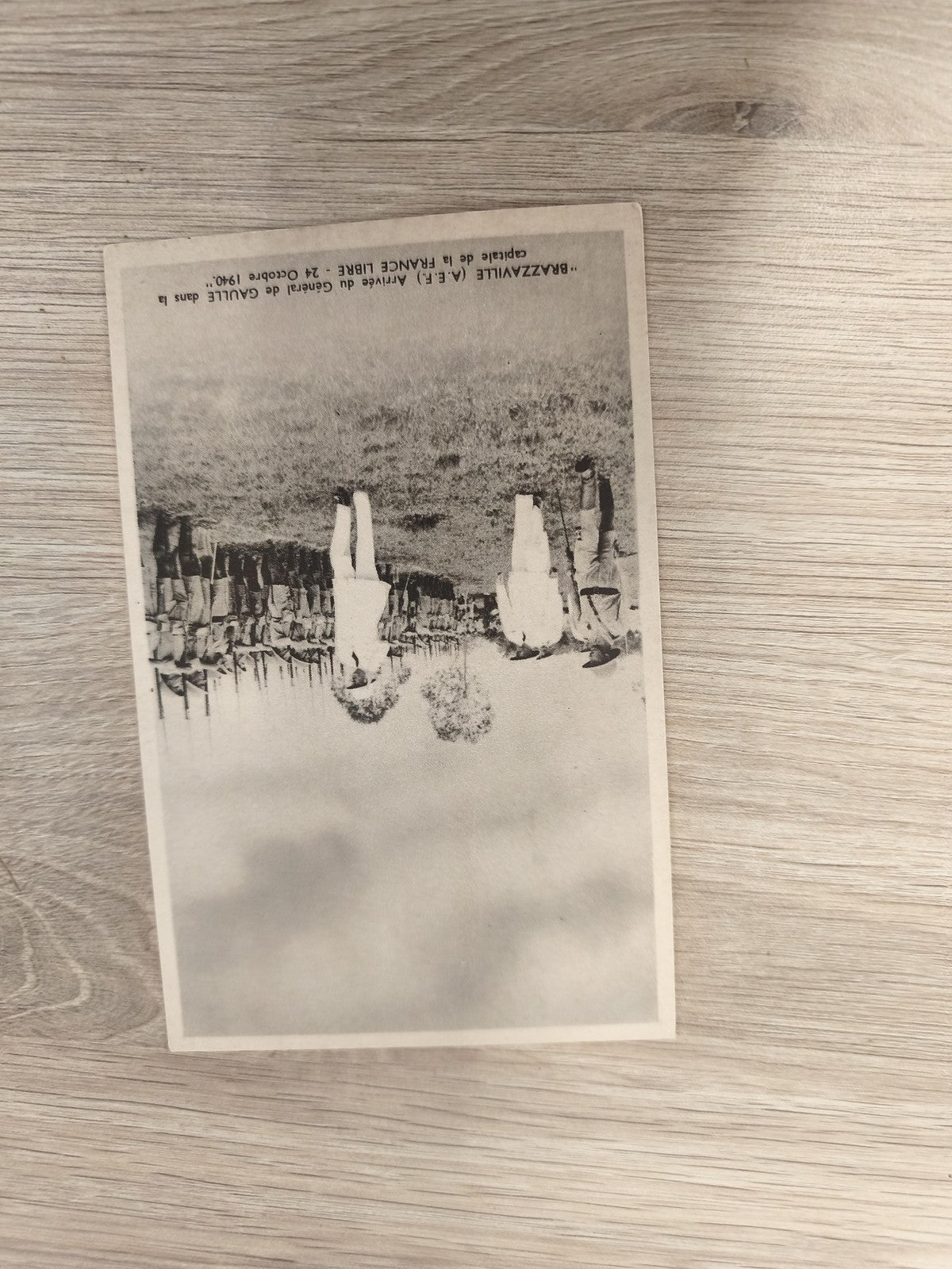 Ancienne carte postale CPA BazzaVielle 1940 armée française soldats vignoble
