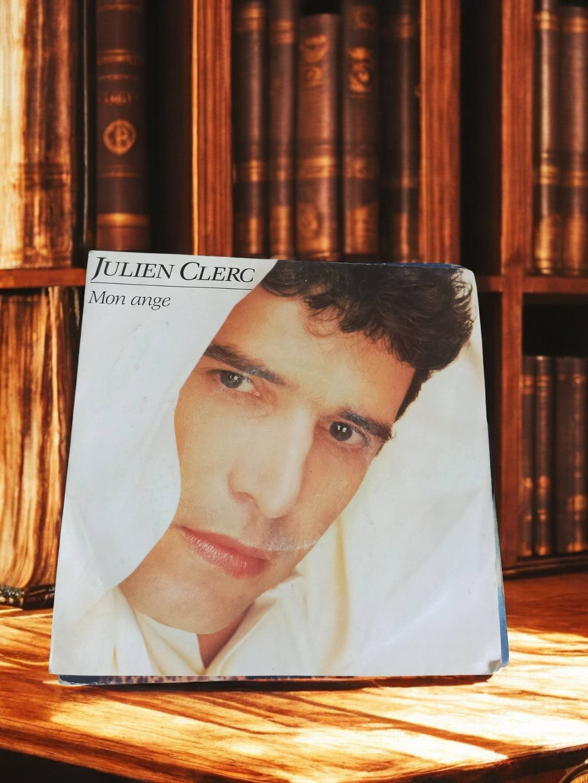 Disque vinyle 45 tours Julien Clerc Mon ange vintage ancien single rétro