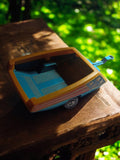 Remorque vintage Matchbox tracteur jouet, déco USA, années 70, rare