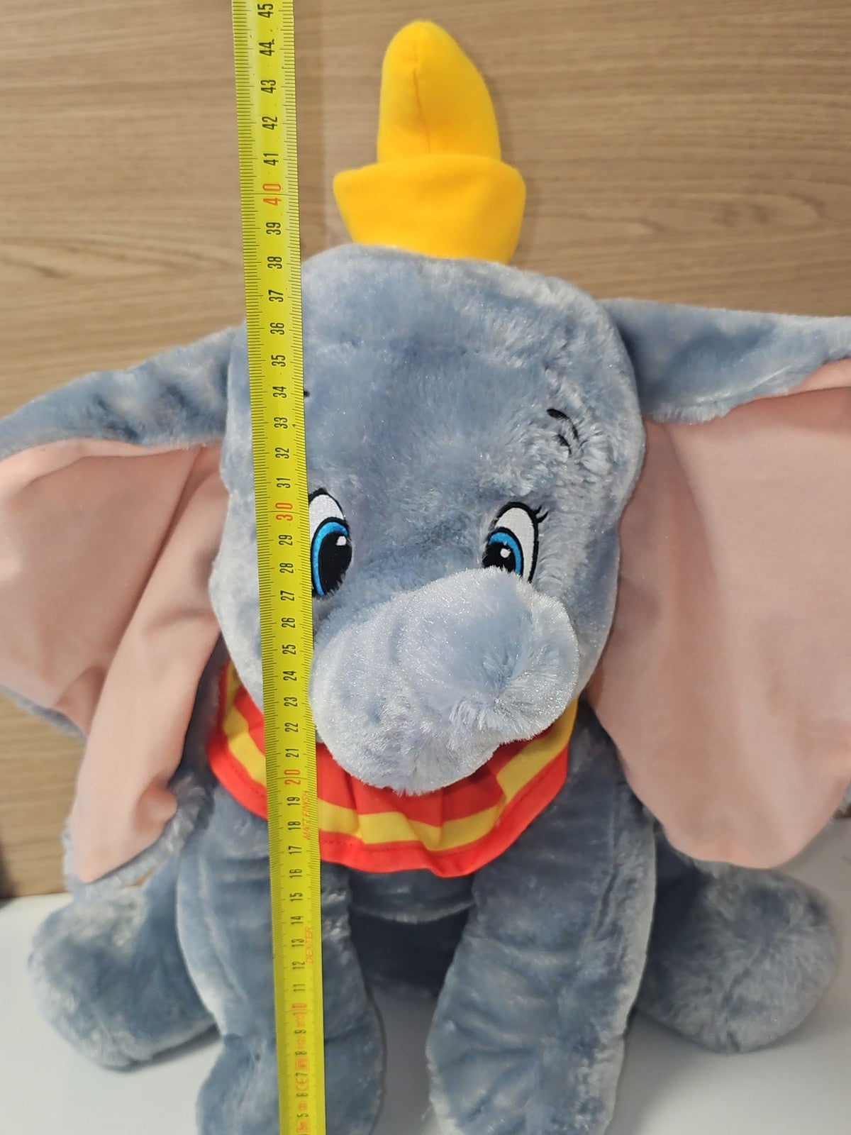 Grande peluche Dumbo Disney 45 cm éléphant gris doux d?occasion enfant cadeau