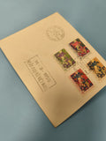 Ancienne enveloppe 1959 timbres oblitérés Vietnam Saigon philatélie collection