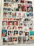 Timbres oblitérés personnages historiques Einstein Galilée lot philatélie