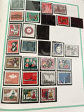 Timbres oblitérés Allemagne Suisse années 60-70 motifs variés philatélie