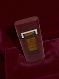 Miniature parfum Must de Cartier vintage flacon rétro bordeaux ancien déco
