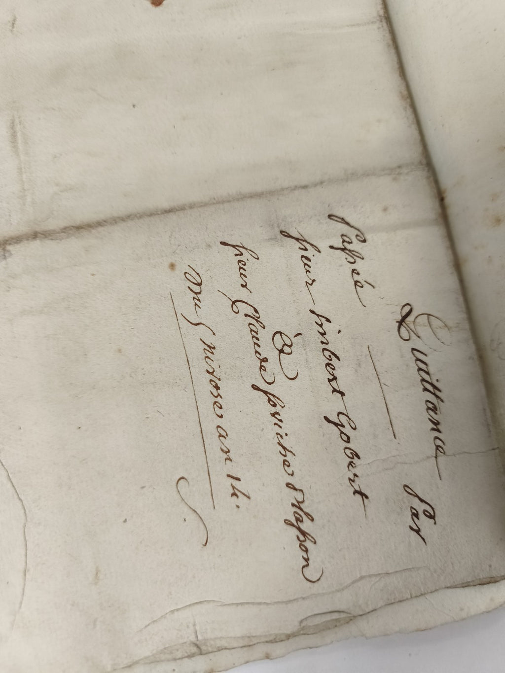 Lettre manuscrite administrative 1813, papier timbré XIXe, cachet fiscal 75 c