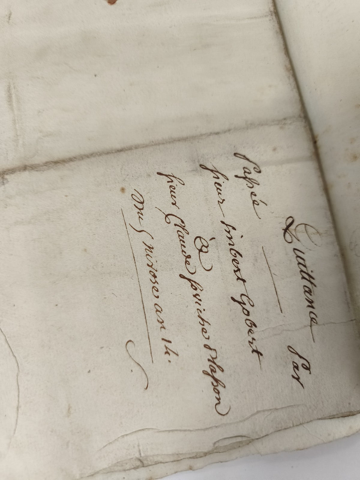 Lettre manuscrite administrative 1813, papier timbré XIXe, cachet fiscal 75 c