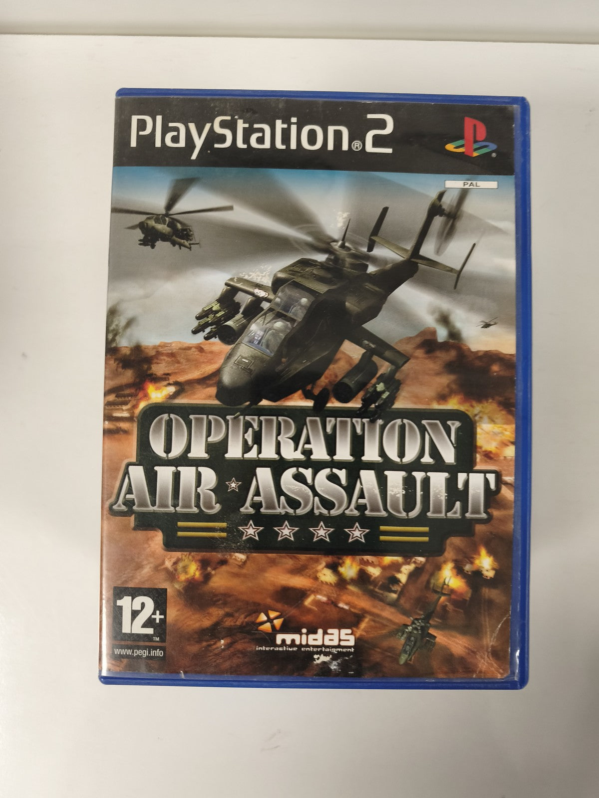 Boîte vide pour Operation Air Assault sur PS2, étui original Playstation sans di