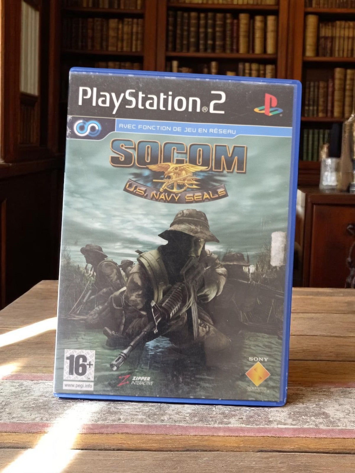 Jeu PS2 SOCOM U.S. Navy SEALs complet PlayStation 2 vintage tir Sony