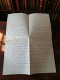 Lettre manuscrite vintage 1954 Marseille écrite à sa mère ancienne
