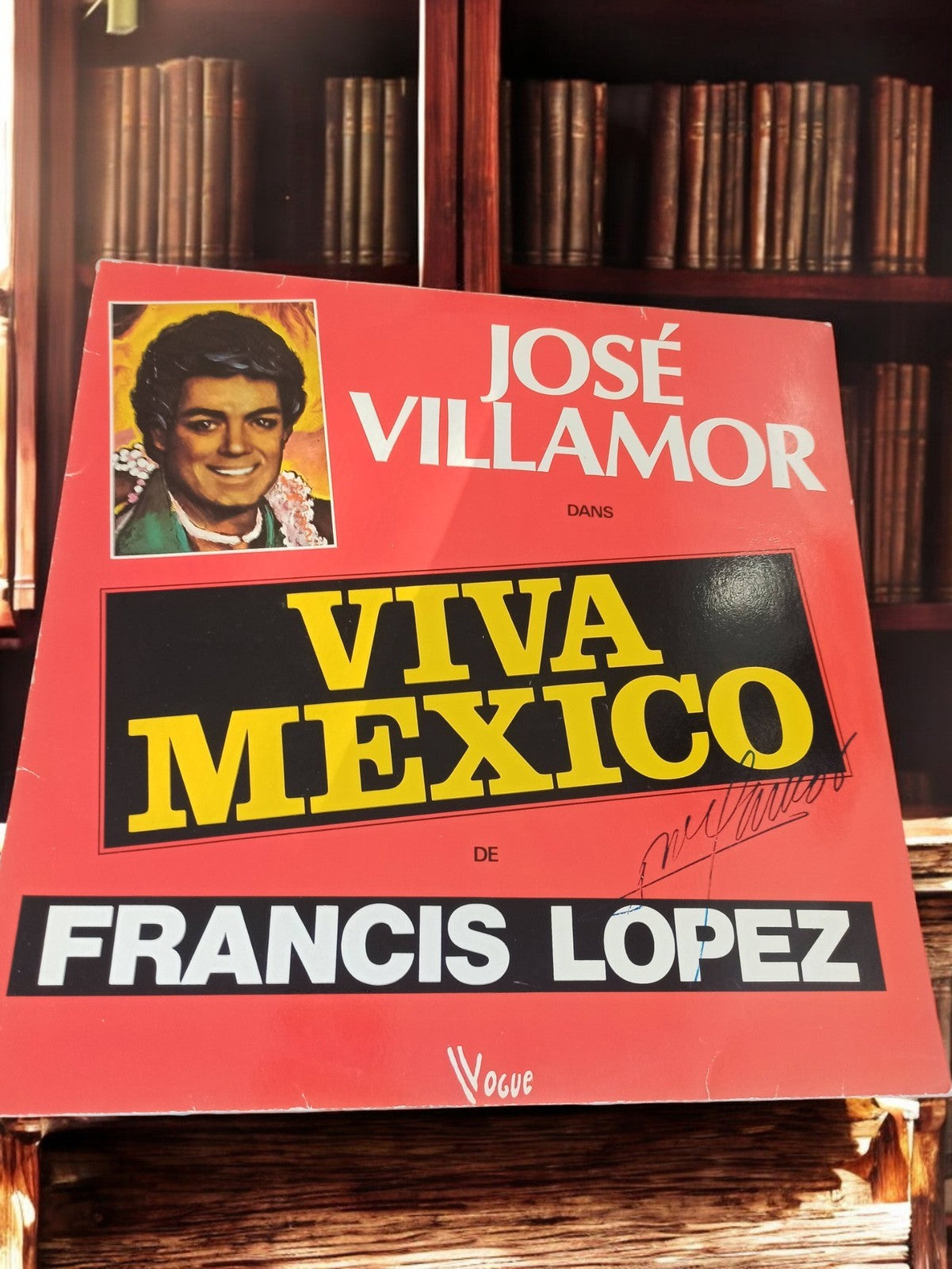 Vinyle 33 tours José Villamor Viva Mexico Francis Lopez Vogue vintage ancien