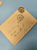 Ancienne carte postale Belgique XIXe, philatélie, timbre Bruxelles, écriture man
