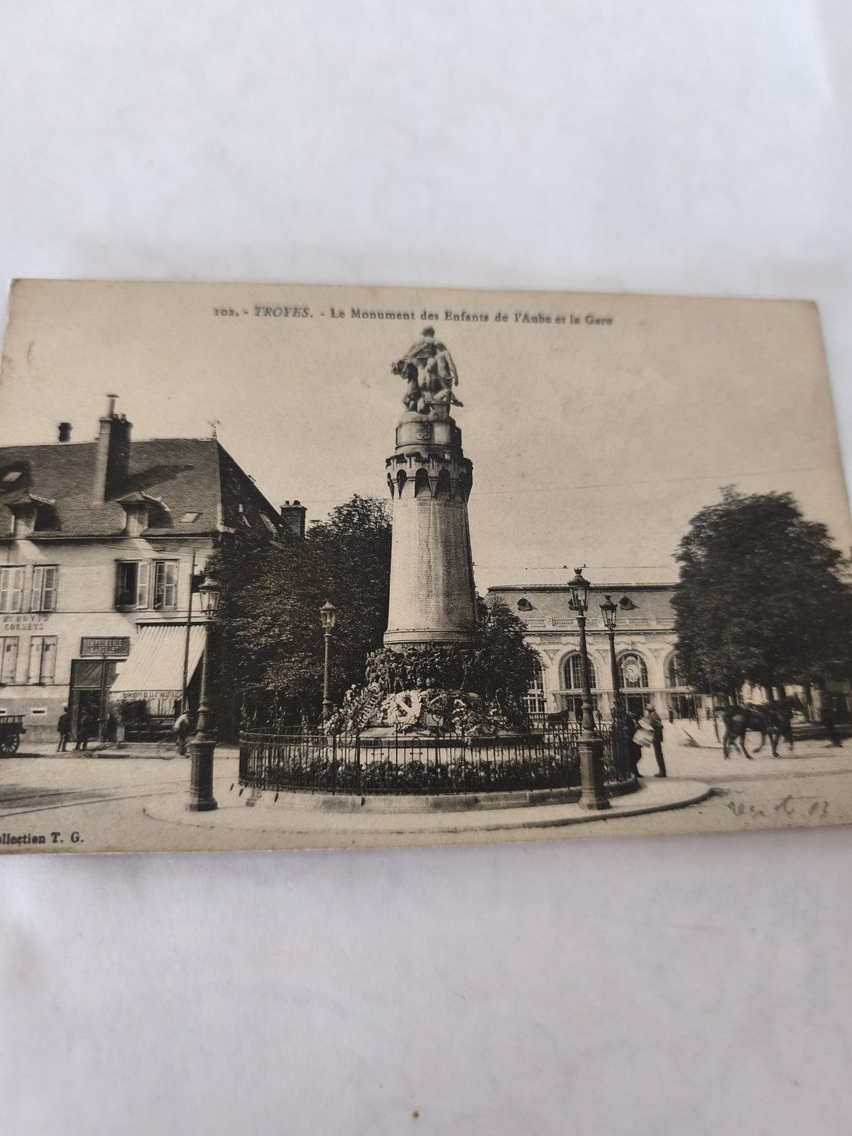 Carte postale vintage Troyes ancienne vue rétro collection France