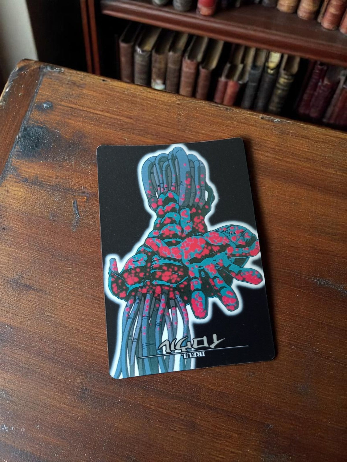 Carte Carddass Evangelion vintage main EVA rare collector anime rétro