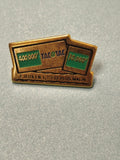 Pin's vintage Tacotac ancien, loterie française, forme rectangulaire, collection