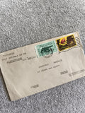 Lettre affranchie USA 1961 timbre Fort Sumter + Arizona, oblitération, philatéli