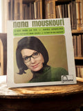 Vinyle 45 tours Nana Mouskouri Fontana rétro ancien pochette vintage