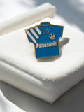 Pin's maillot Olympique de Marseille Panasonic vintage badge rétro OM football
