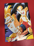 Poster Dragon Ball GT vintage officiel, affiche manga animé, Goku Super Saiyan