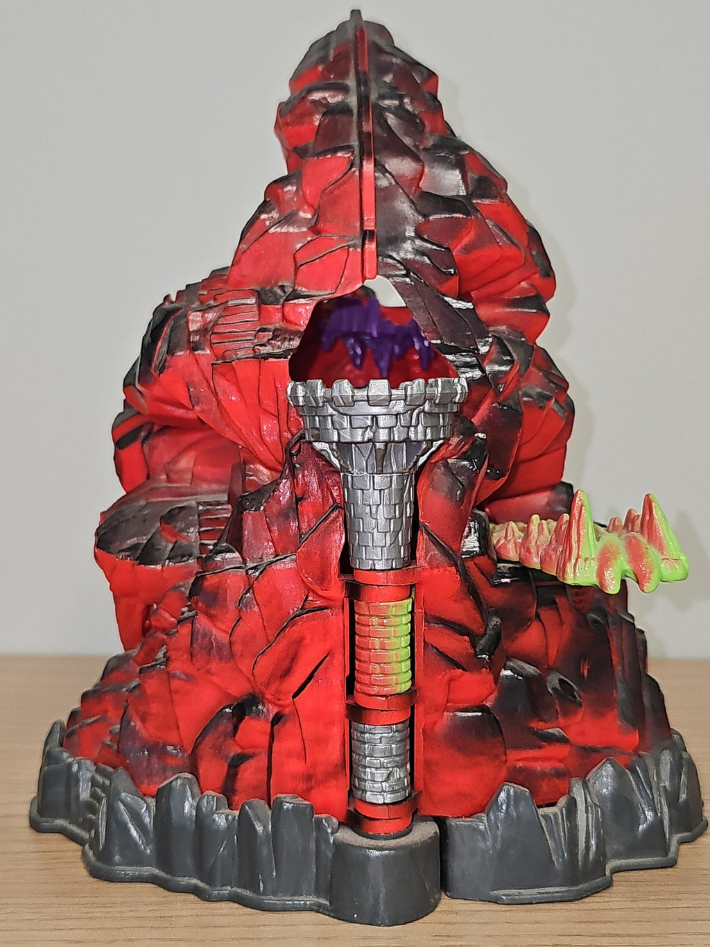 Vintage Mighty Max crâne montagne Bluebird 1992 ancien jouet rétro collection