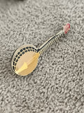 Pin's vintage banjo émaillé, instrument musique, broche rétro (Ref 8)