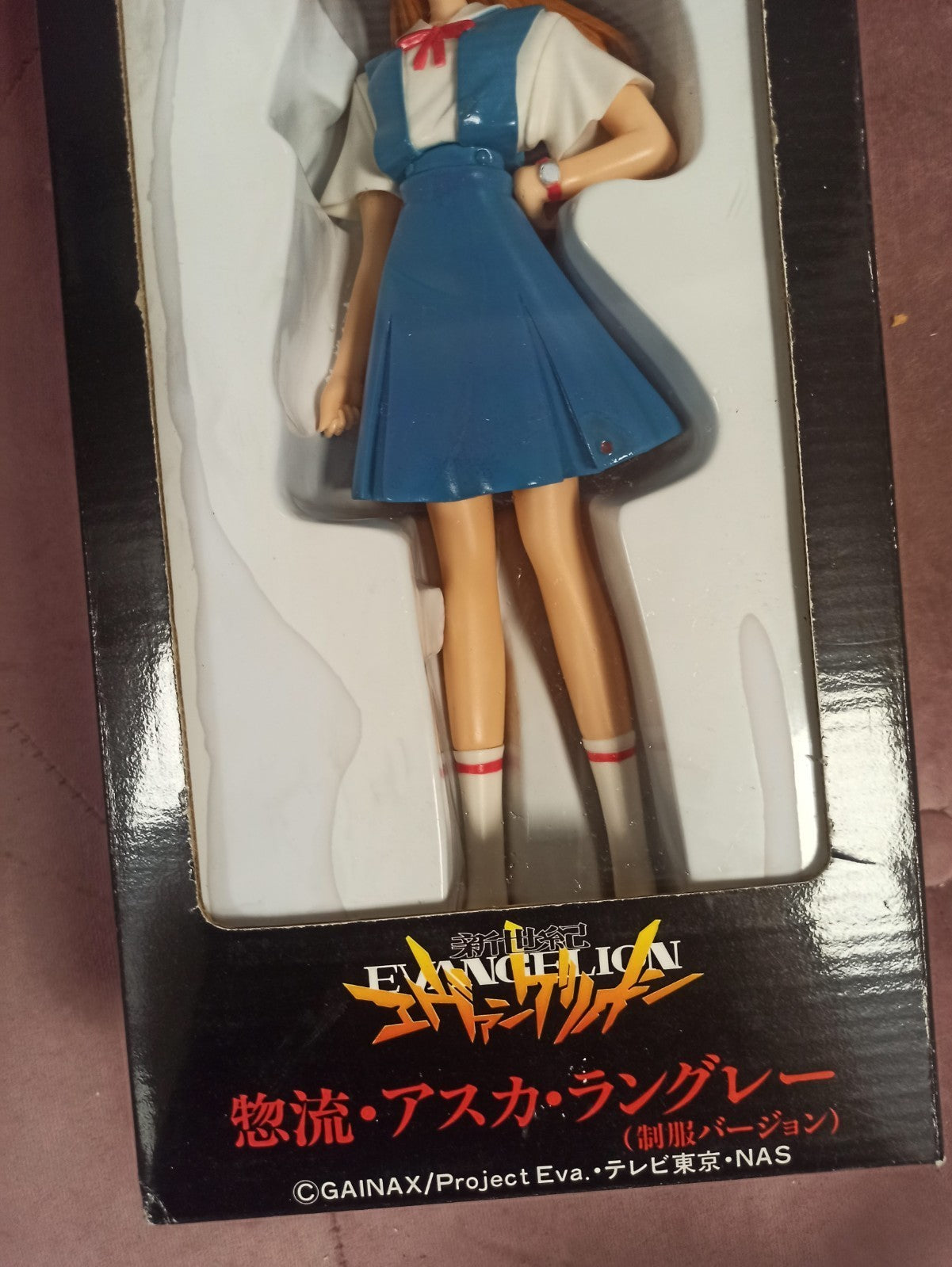 Figurine Asuka Langley Evangelion uniforme scolaire Hobby PVC 1/6 Japan anime