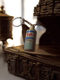 Porte-clés vintage Soli-glace Solitaire publicitaire ancien, flacon miniature