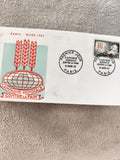 Lettre premier jour 1963 Campagne mondiale contre la faim Paris philatélie FDC