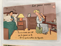 Carte postale ancienne illustrée humour Les jeunes mariés bigoudis