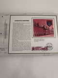 Feuillet philatélique CEF Charleville-Mézières timbre illustré Ardennes