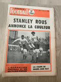Ancien journal France Football 1970 Stanley Rous vintage hebdomadaire sport