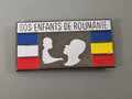 Pin's ancien rétro SOS Enfants Roumanie, badge vintage humanitaire collection