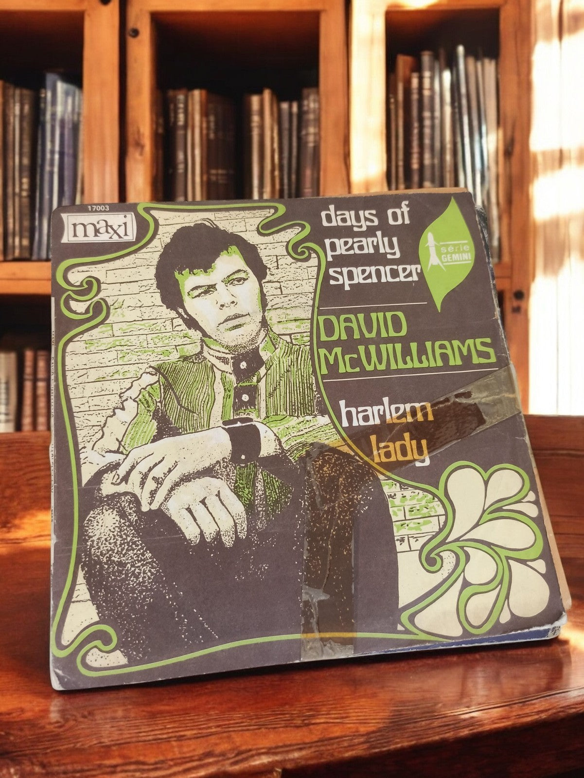 Vinyle 45 tours David McWilliams maxi pochette rétro Days of Pearly Spencer