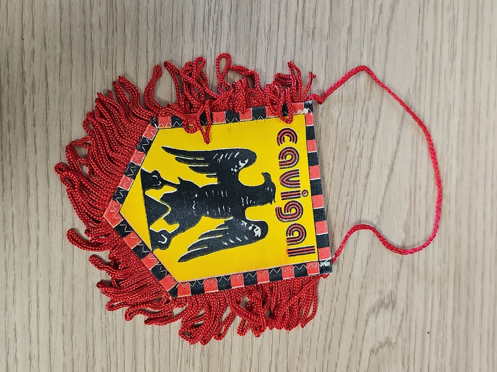 Fanion ancien Cavigal football rétro jaune rouge noir vintage déco club