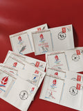 Lot enveloppes philatélie Albertville 92 Jeux Olympiques d?Hiver illustrées