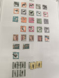 Timbres Ajman oblitérés animaux, portraits, sports, lot philatélie